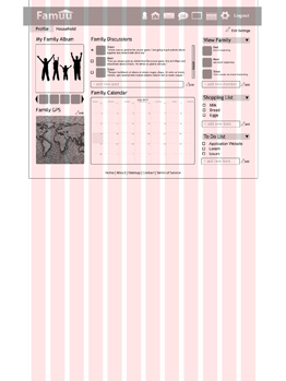 Famuu Profile Wireframe