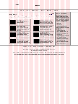 Law Firm Team Wireframe