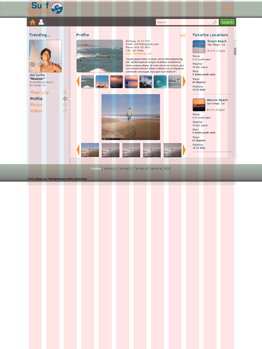 Surf Spotz Profile Wireframe